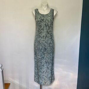 Dress Barn Y2K 90s batik midi dress